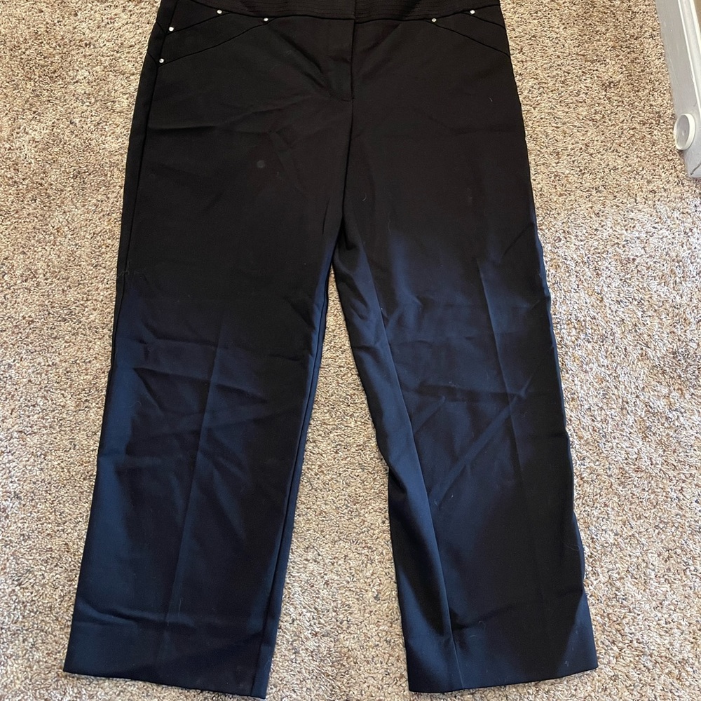 Cache brand - Black dress pant Capris - Size 14